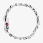 Gucci Ladies Horsebit Black Dial Chain Bracelet Watch YA168501