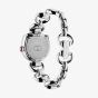 Gucci Ladies Horsebit Silver Dial Chain Bracelet Watch YA168503