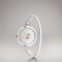 Gucci Ladies Model 2000 Silver Dial Bangle Bracelet Watch YA167524