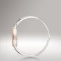 Gucci Ladies Model 2000 Silver Dial Bangle Bracelet Watch YA167524