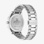Gucci Ladies G-Timeless Stainless Steel House Motif Black Dial Bracelet Watch YA1264029A