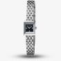 Gucci Ladies G-Frame Square Black Diamond Set Dial Stainless Steel Bracelet Watch YA128507