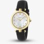 Gucci Ladies Diamantissima Mother of Pearl Leather Strap Watch YA141404