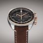 Gucci Mens Interlocking Brown Leather Strap Watch YA142335