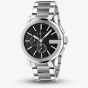 Gucci Mens G-Chrono Stainless Steel Black Dial Bracelet Watch YA101204