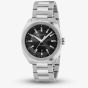 Gucci Mens GG2570 Stainless Steel Black Dial Bracelet Watch YA142301