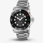 Gucci Dive XL Stainless Steel Black Dial Bracelet Watch YA136208A