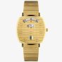 Gucci Grip Gold Plated Covered Dial Bracelet Watch YA157403
