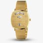 Gucci Grip Gold Plated Covered Dial Bracelet Watch YA157403