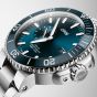 Oris Mens Aquis Small Second Date Blue Dial Watch 01 743 7733 4155-07 8 24 05PEB