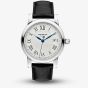 Montblanc Mens Star Automatic Date Black Leather Strap Watch 107114