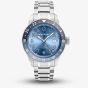 Montblanc Mens 1858 GMT Zero Oxygen Blue Dial Watch 136523