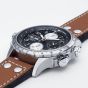 Hamilton Khaki Aviation X-Wind Brown Leather Chronograph Watch H77616533