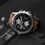 Hamilton Khaki Aviation X-Wind Brown Leather Chronograph Watch H77616533