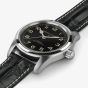 Hamilton Khaki Field Murph Black Leather Watch H70605731