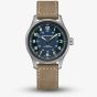 Hamilton Khaki Field Brown & Blue Titanium Automatic Watch H70545540