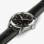 Hamilton Khaki Field Murph Black Leather Watch H70405730