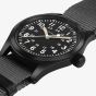 Hamilton Mens Khaki Field Mechanical Black Fabric Strap Watch H69409930