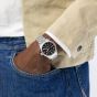 Hamilton Mens Khaki Field Mechanical Power Reserve Black Dial Watch H69509140