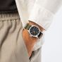 Hamilton Mens Khaki Field Mechanical Power Reserve Green Fabric Strap Watch H69509960
