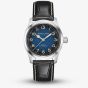 Hamilton Mens Khaki Field Murph Blue Dial Black Leather Strap Watch H70405740