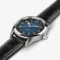 Hamilton Mens Khaki Field Murph Blue Dial Black Leather Strap Watch H70405740