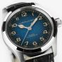Hamilton Mens Khaki Field Murph Blue Dial Black Leather Strap Watch H70405740