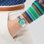 Hamilton Ladies Jazzmaster Quartz Turquoise Dial Bracelet Watch H32301161