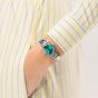 Hamilton Ladies Ventura S Quartz Turquoise Dial Bracelet Watch H24211142
