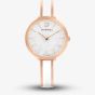 Swarovski White Crystalline Delight Rose Gold Bracelet Watch 5580541
