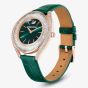 Swarovski Ladies Green Dial Watch 5644078