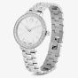 Swarovski Silver Tone White Crystal Set Bracelet Watch 5706182
