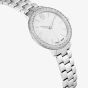 Swarovski Silver Tone White Crystal Set Bracelet Watch 5706182