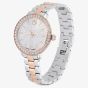 Swarovski Two Colour White Crystal Set Bracelet Watch 5715028