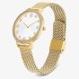 Swarovski Clarica Crystal Dial Gold Tone Bracelet Watch 5740823