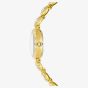 Swarovski Ladies Una Angelic Golden White Dial Bracelet Watch 5750500