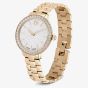 Swarovski Ladies Matrix Golden Silver Dial Bracelet Watch 5715026