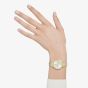 Swarovski Ladies Imber Golden White Dial Bracelet Watch 5718169
