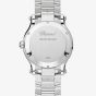 Chopard Happy Sport Silver Diamond Bezel Bracelet Watch 278582-3004