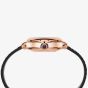 Chopard Happy Sport Rose-Gold Diamond Leather Watch 274893-5011