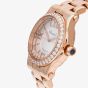 Chopard Happy Sport 18ct Rose-Gold Diamond Bracelet Watch 274893-5014