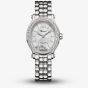 Chopard Happy Sport Silver Diamond Oval Bracelet Watch 278602-3004
