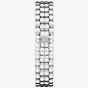 Chopard Happy Sport Silver Oval Diamond Bracelet Watch 278602-3002