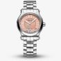 Chopard Ladies Happy Sport Pink Bracelet Watch 278559-3025