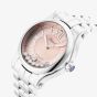 Chopard Ladies Happy Sport Pink Bracelet Watch 278559-3025