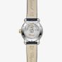 Chopard Happy Sport 18ct Yellow Gold Diamond Black Leather Strap Watch 278559-4001