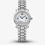 Chopard Ladies Happy Sport The First Pave Diamond Stainless Steel Bracelet Watch 278633-3002