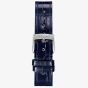Chopard Ladies Happy Sport Blue Leather Strap Watch 278608-6001