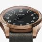 Oris Mens ProPilot Bronze Leather Strap Watch 01 733 7805 3164-07 6 2022BRLC