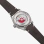  Oris X Mens Cervo Volante Big Crown Red Dial Leather Strap Watch 01 754 7785 4038-Set